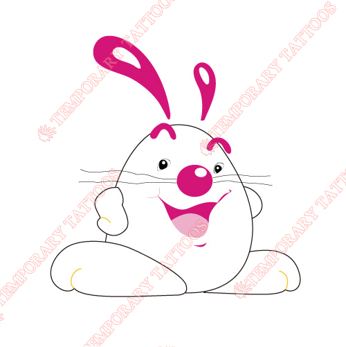 Rabbit Customize Temporary Tattoos Stickers NO.8951